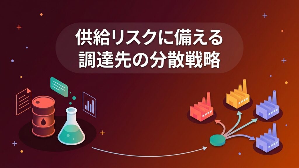 供給リスクに備える調達先の分散戦略 の記事アイキャッチ
